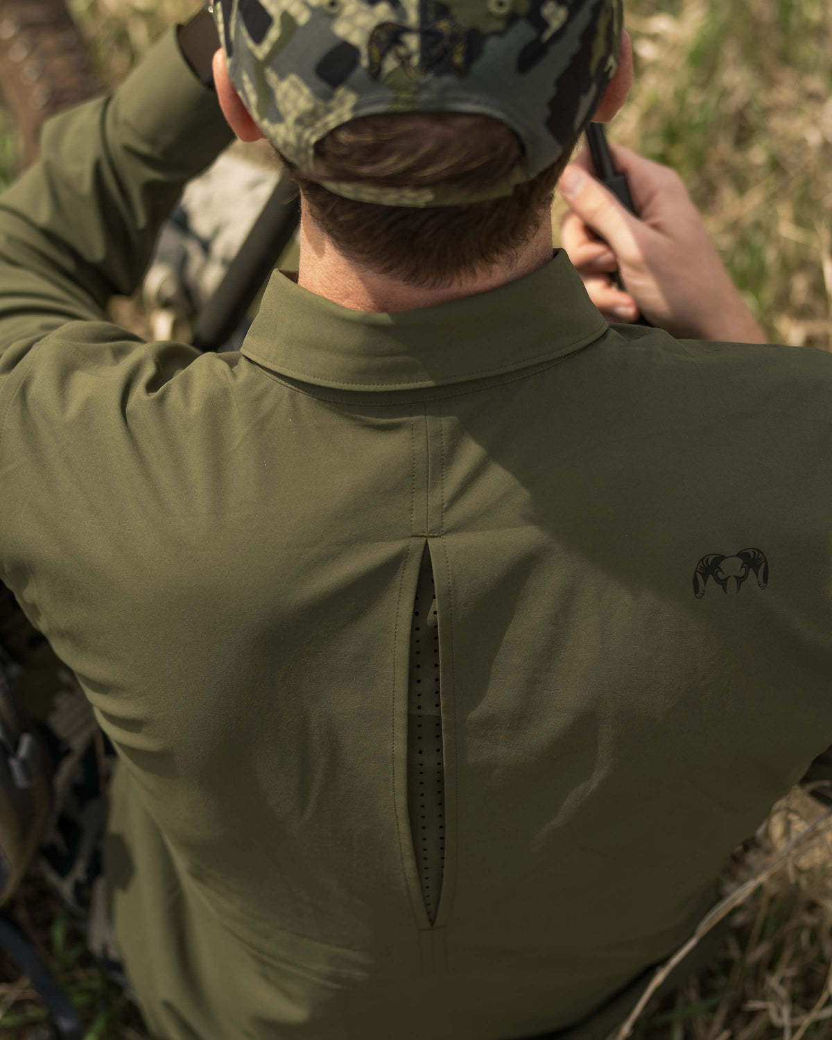 Mesa Vented LS Snap Shirt | Verde