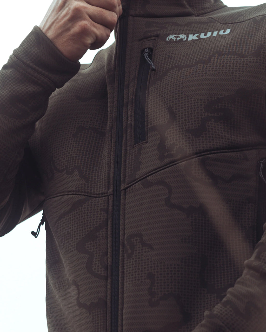 Ridgepoint Fleece Full Zip Hoodie | Gunmetal