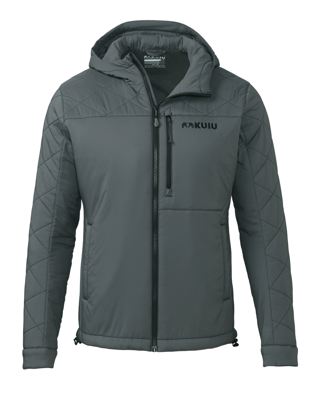 Granby Hooded Jacket | Gunmetal