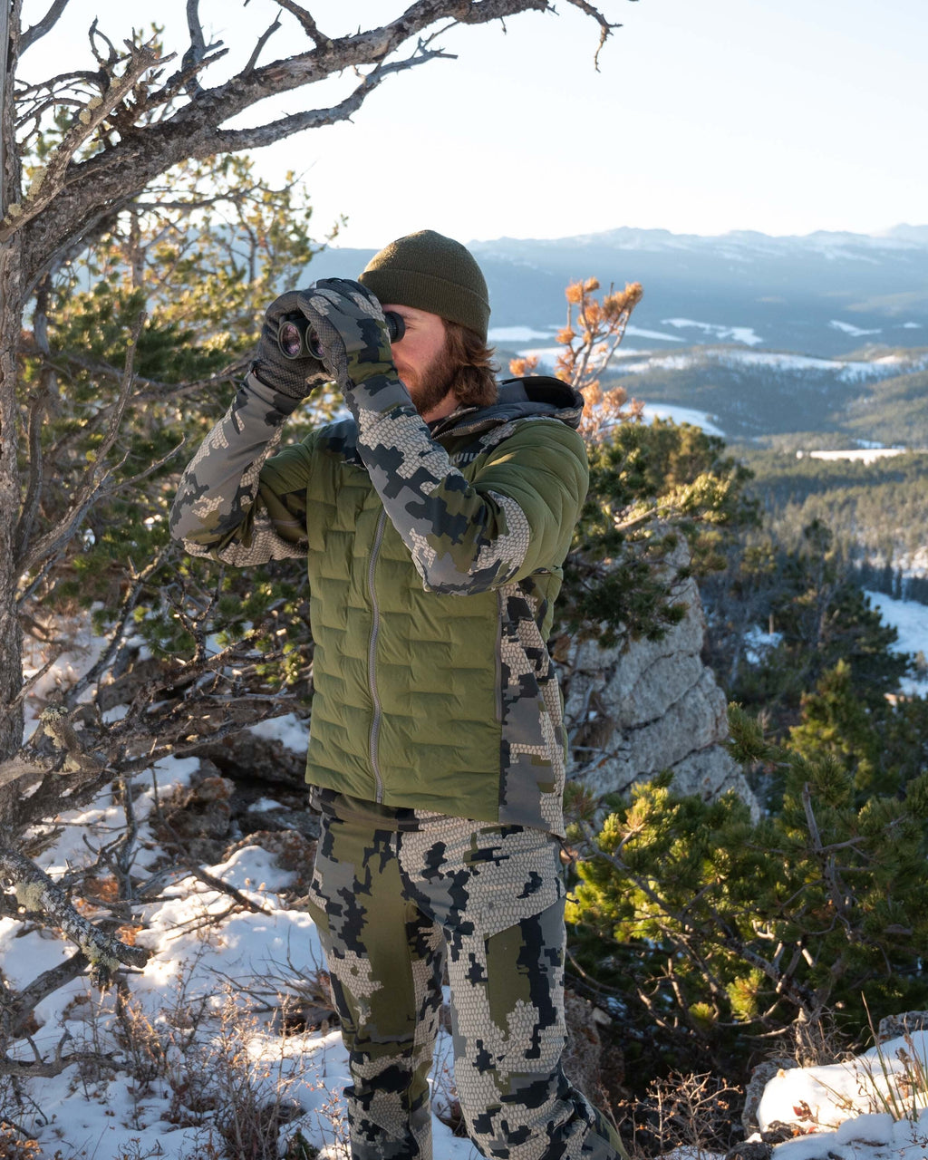 Axis Thermal Hybrid Hooded Jacket | Gunmetal