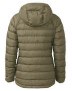 Women's Super Down LT Hooded Jacket | Khaki