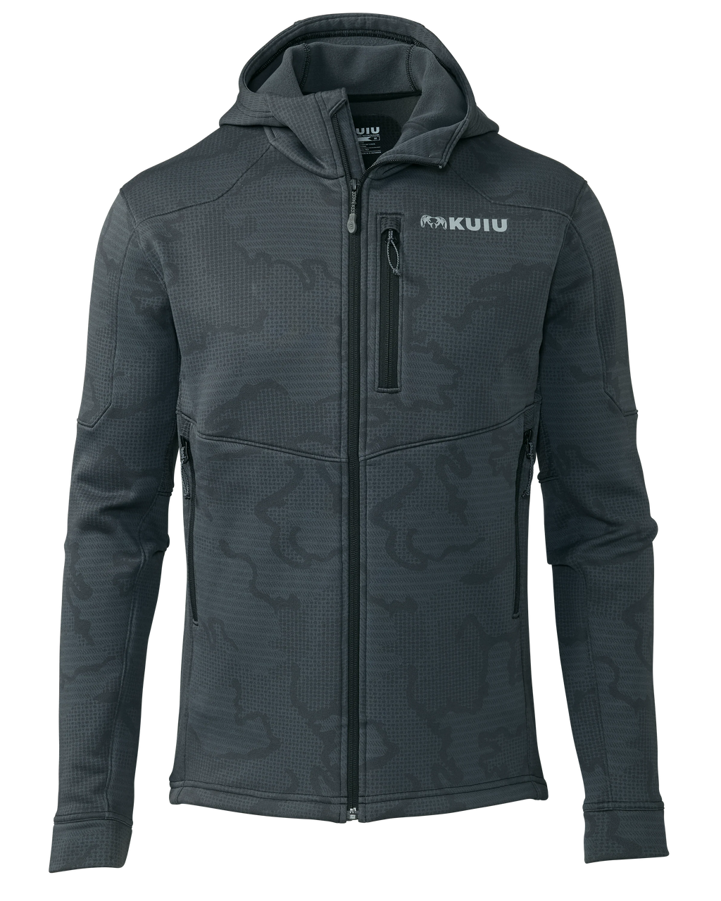 Ridgepoint Fleece Full Zip Hoodie | Gunmetal