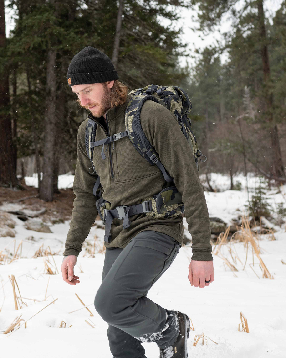 Ridgepoint Fleece Zip-T | Gunmetal
