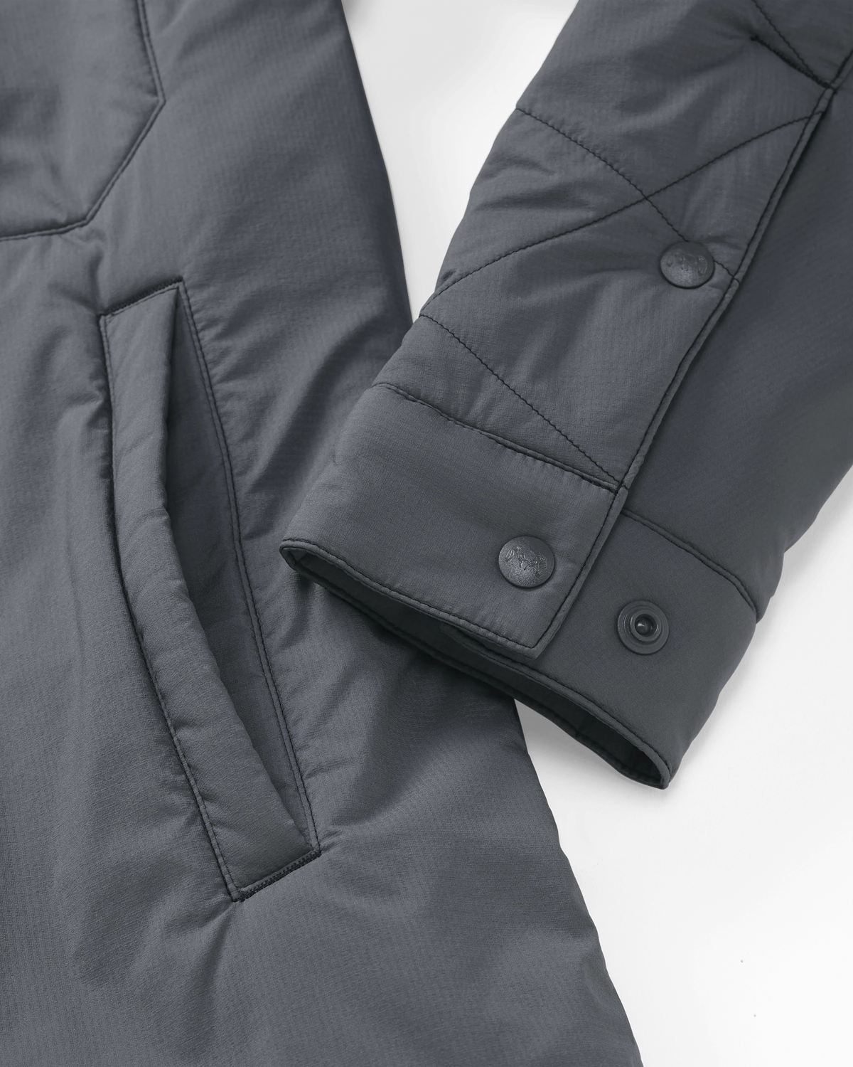 Granby Hooded Jacket | Gunmetal