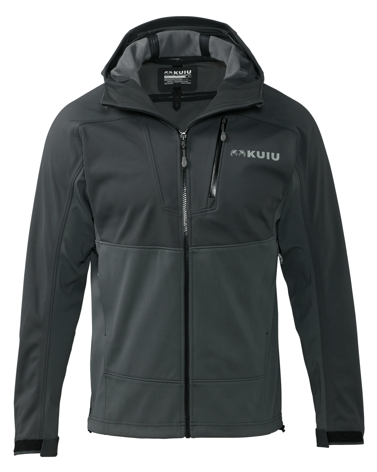 Axis Hybrid Hooded Jacket | Gunmetal-Stone