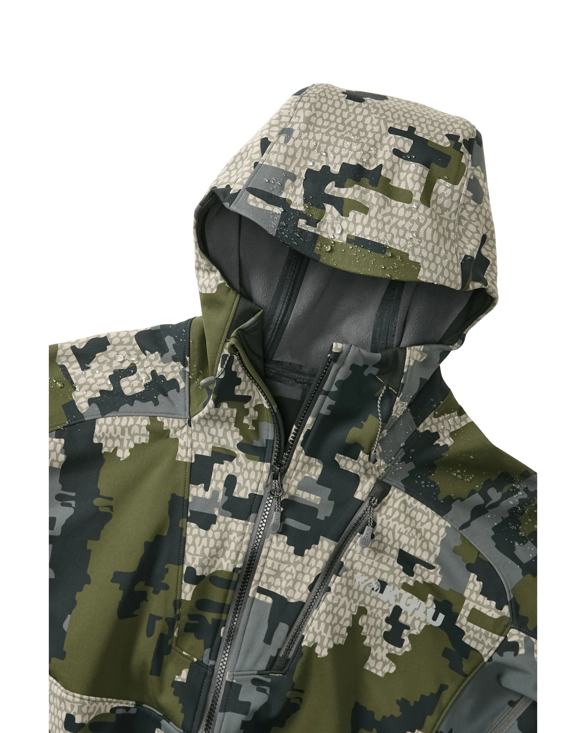 Axis Hybrid Hooded Jacket | Verde