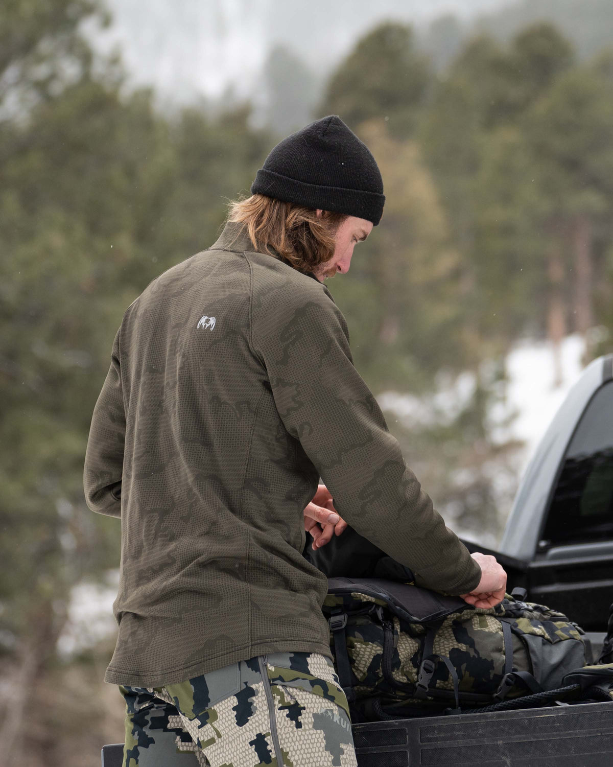 Ridgepoint Fleece Zip-T | Gunmetal