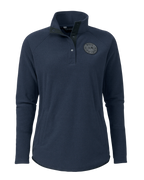 Women's Cascade Twill Fleece Pullover | Navy