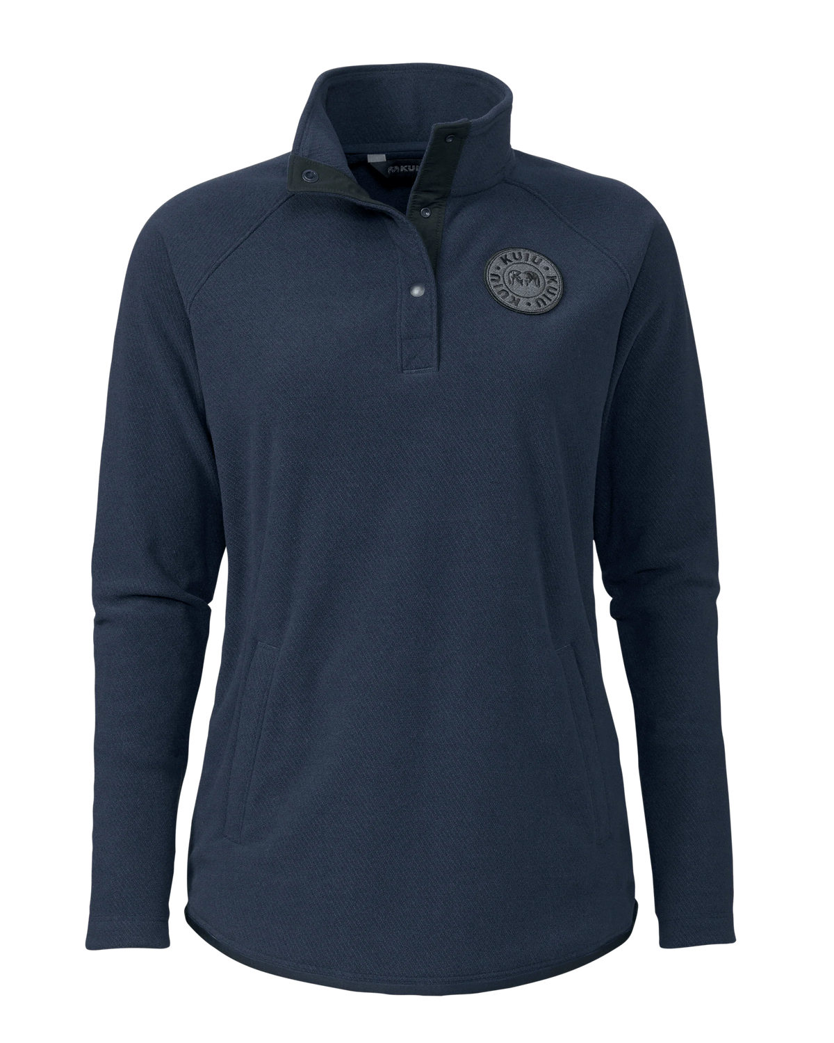 Women's Cascade Twill Fleece Pullover | Navy