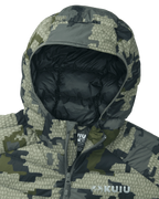 Women's Super Down LT Hooded Jacket | Verde