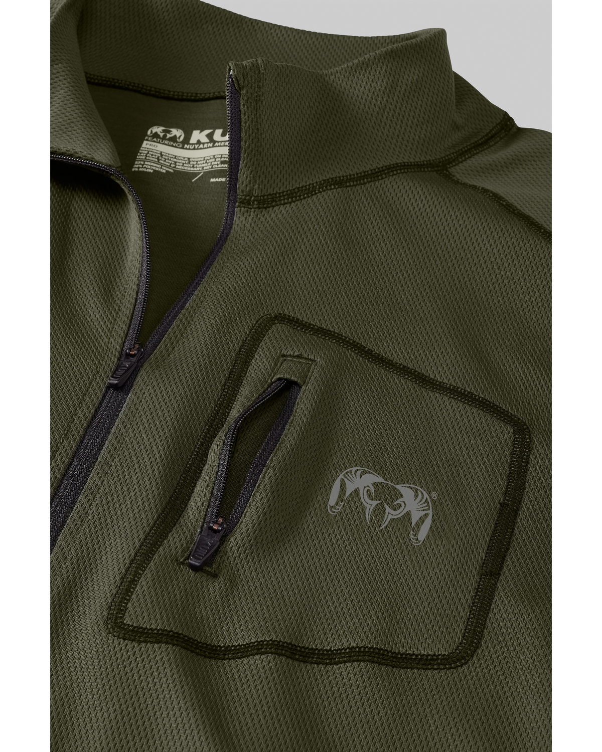 PRO Merino 200 Zip-T | Loden