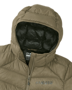 Women's Super Down LT Hooded Jacket | Khaki