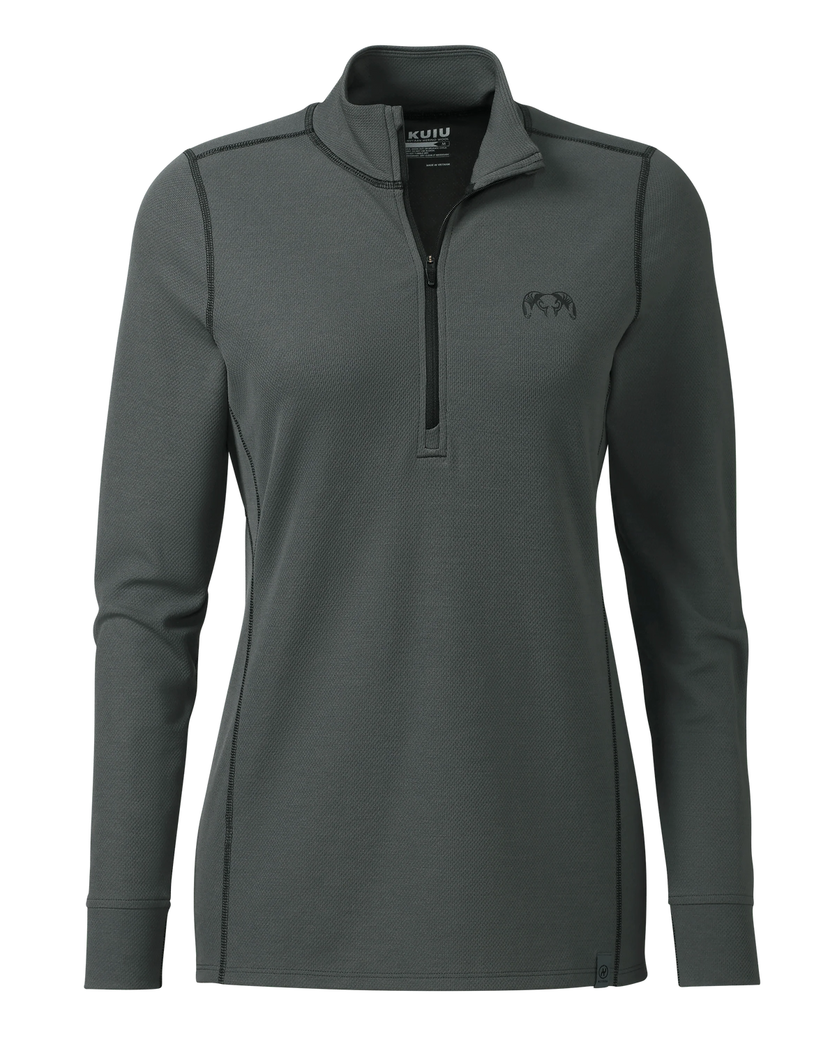 Women's PRO Merino 200 Zip-T | Gunmetal
