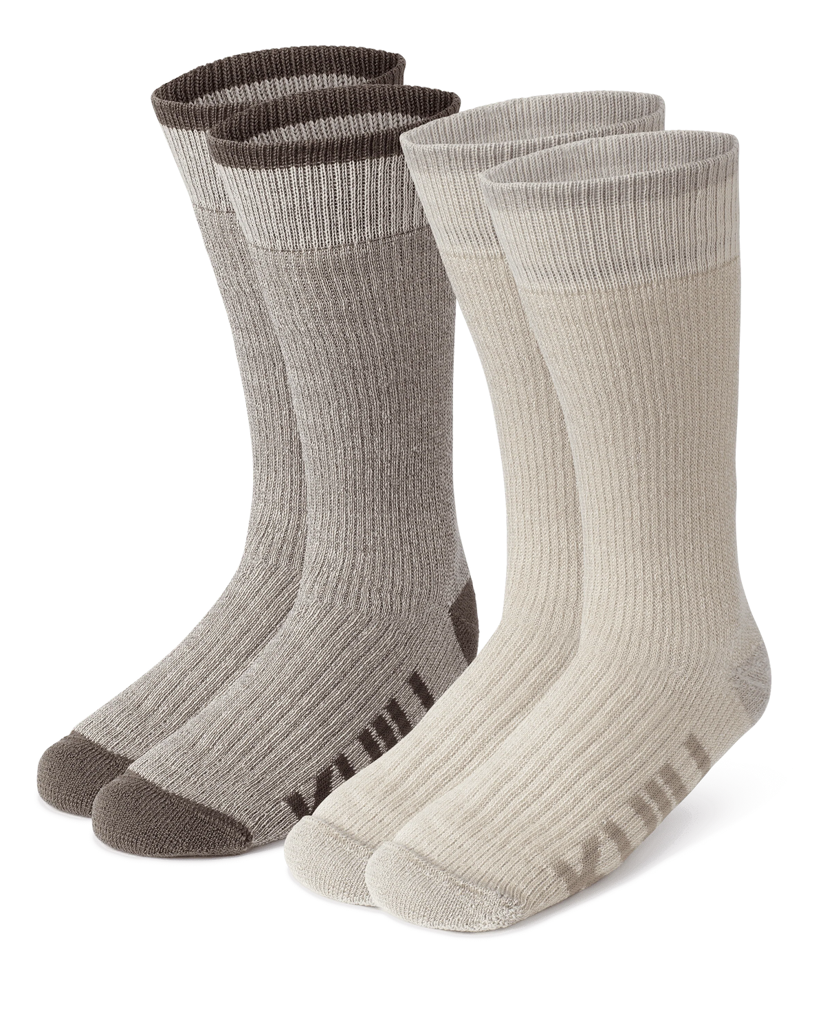 Merino Wool Socks Gift Set | Brown-Khaki