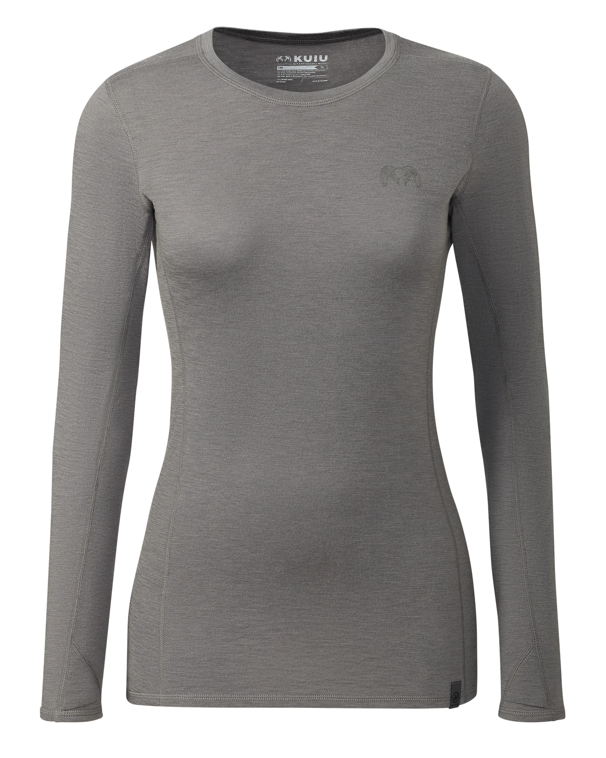 Women's ULTRA Merino 145 LS Crew | Warm Grey