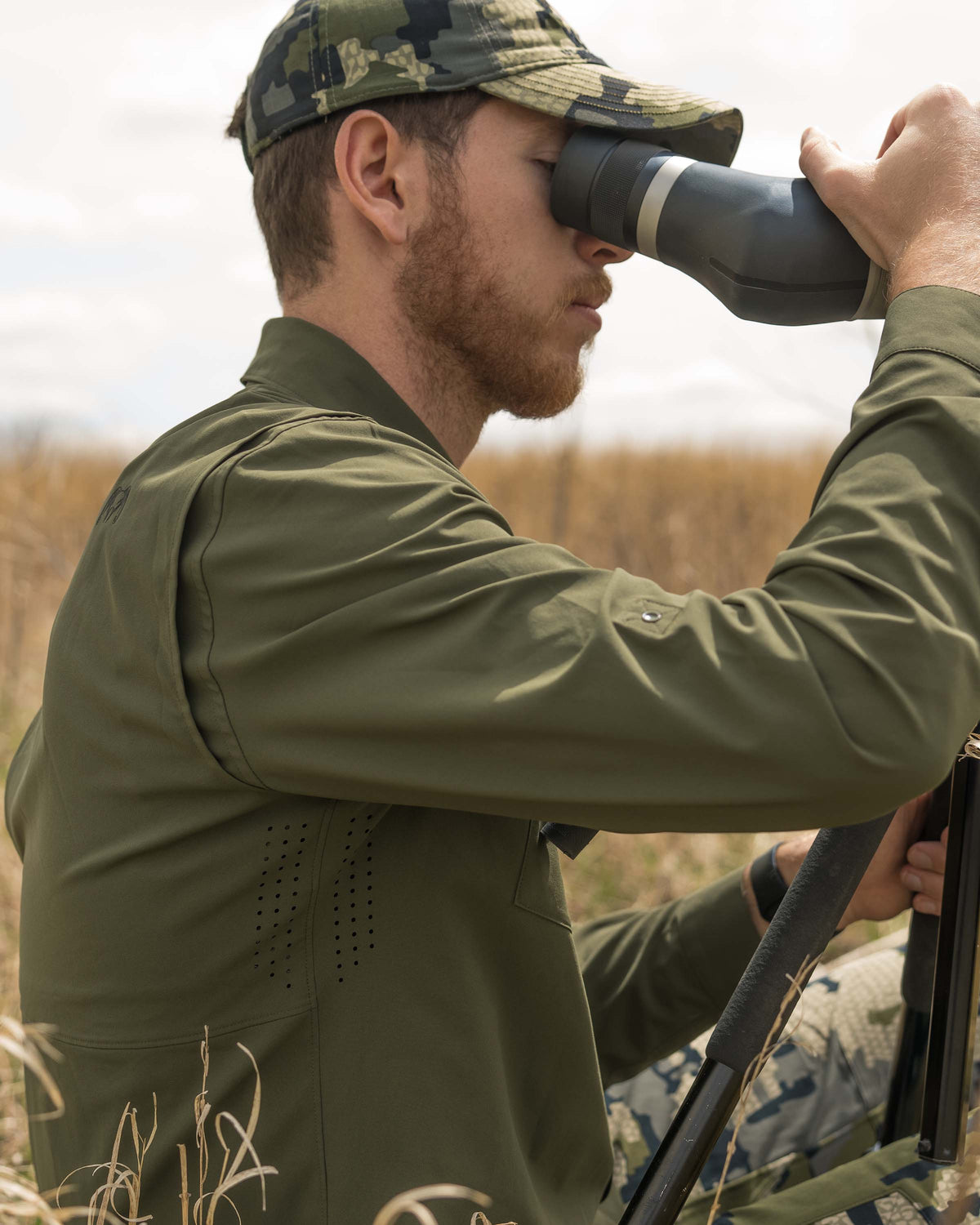 Mesa Vented LS Snap Shirt | Verde