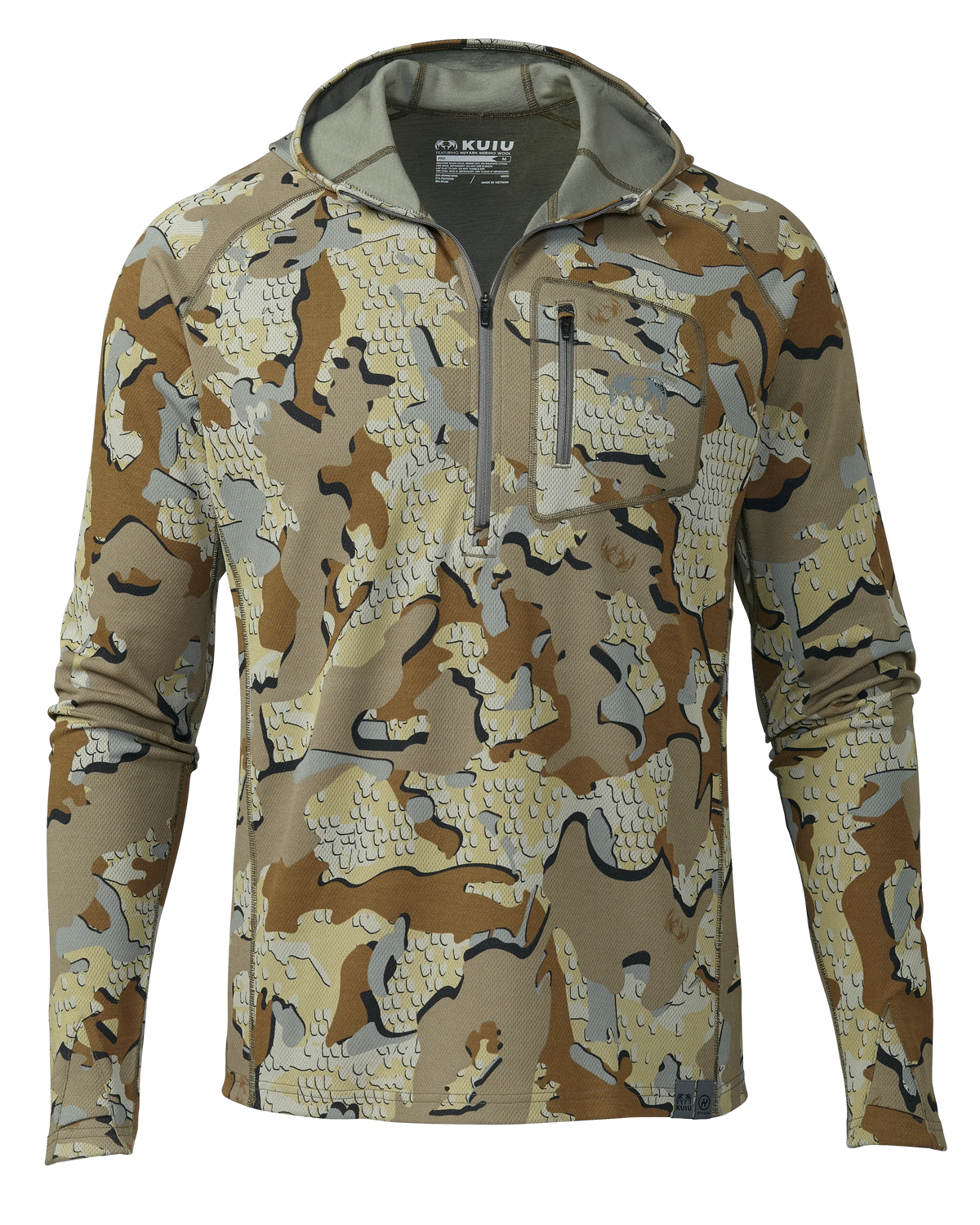 PRO Merino 200 Zip-T Hoodie | Valo
