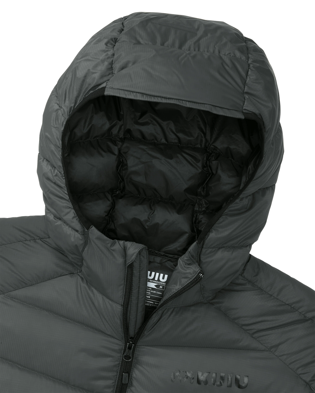 Super Down LT Hooded Jacket | Gunmetal