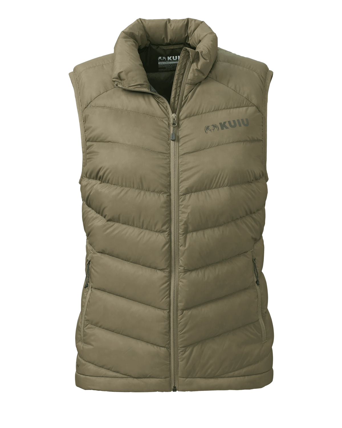 Women's Super Down LT Vest | Khaki
