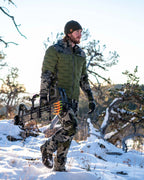 Axis Thermal Hybrid Hooded Jacket | Gunmetal