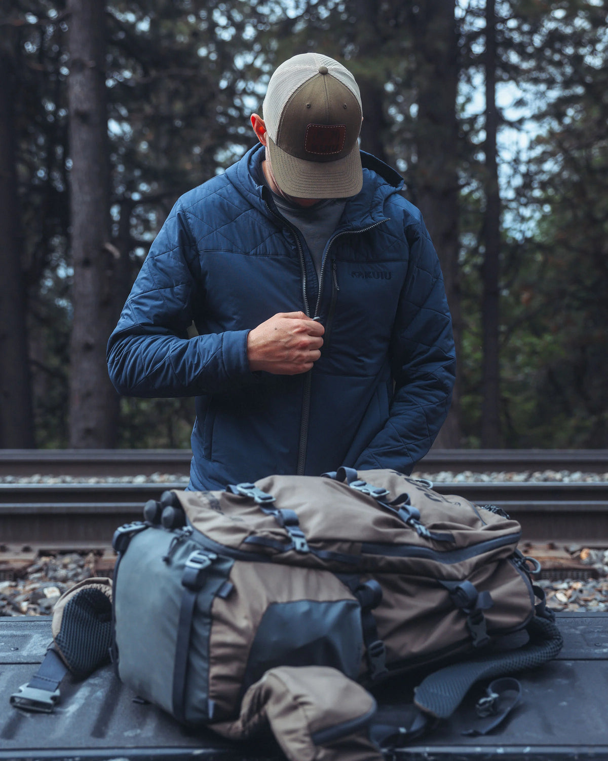 Granby Hooded Jacket | Gunmetal