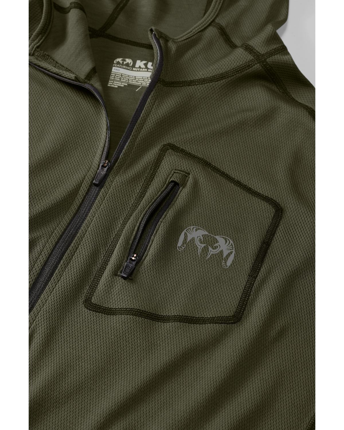 PRO Merino 200 Zip-T Hoodie | Loden