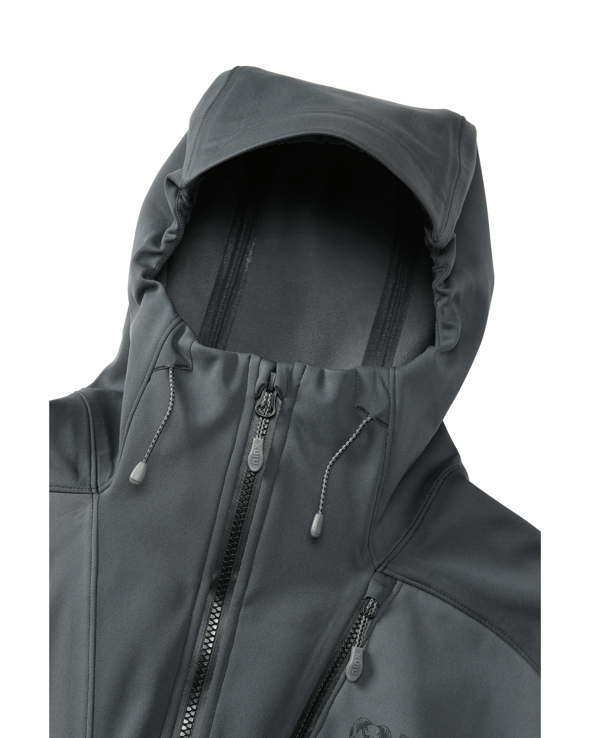 Axis Hybrid Hooded Jacket | Gunmetal-Stone