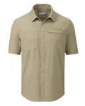 Mesa Vented SS Snap Shirt | Bone Topo Print