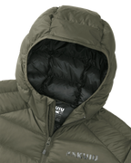 Super Down LT Hooded Jacket | Ash
