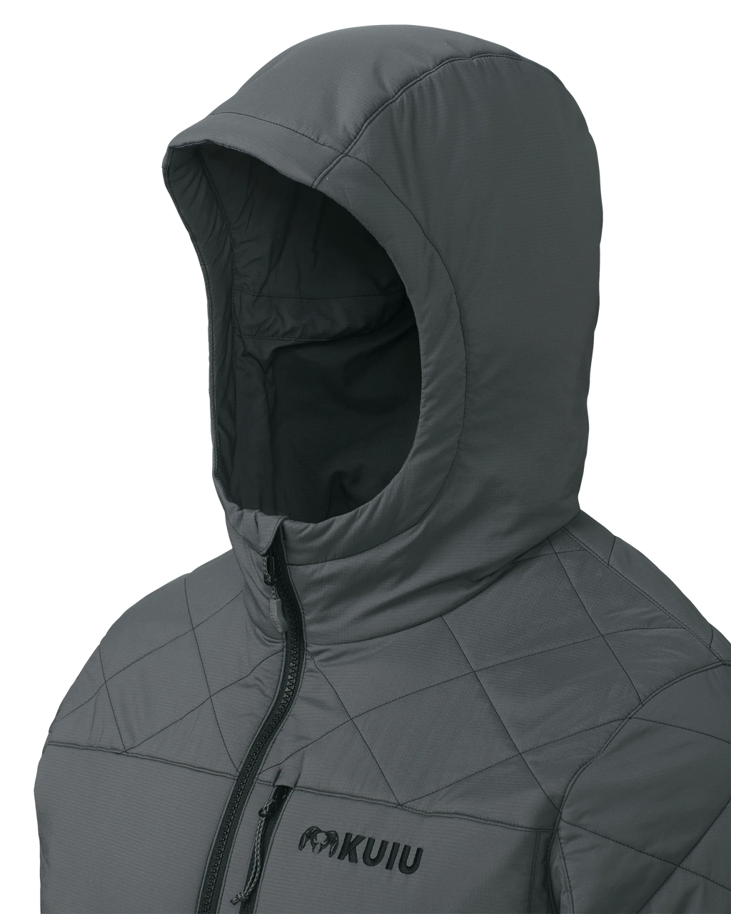 Granby Hooded Jacket | Gunmetal