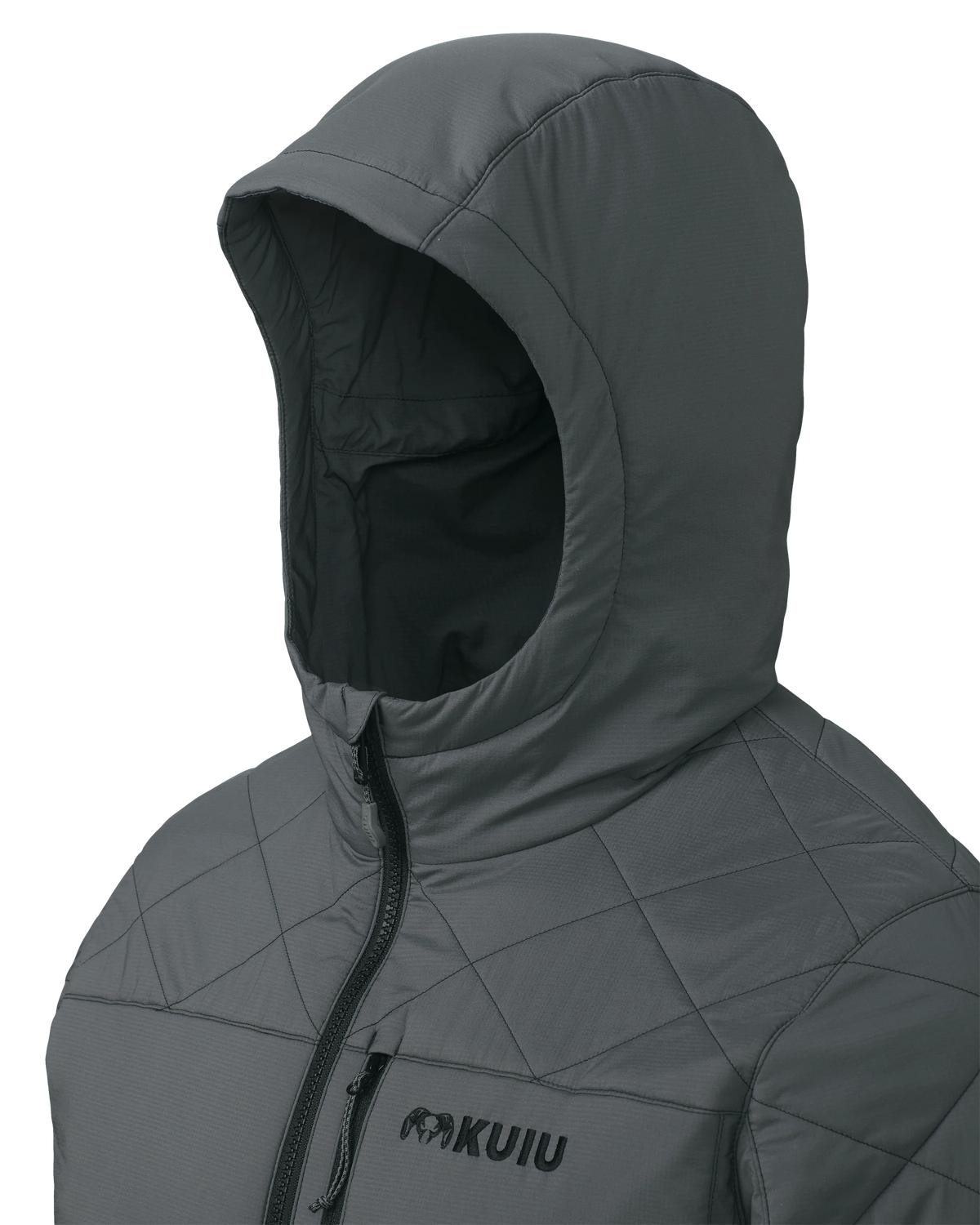 Granby Hooded Jacket | Gunmetal