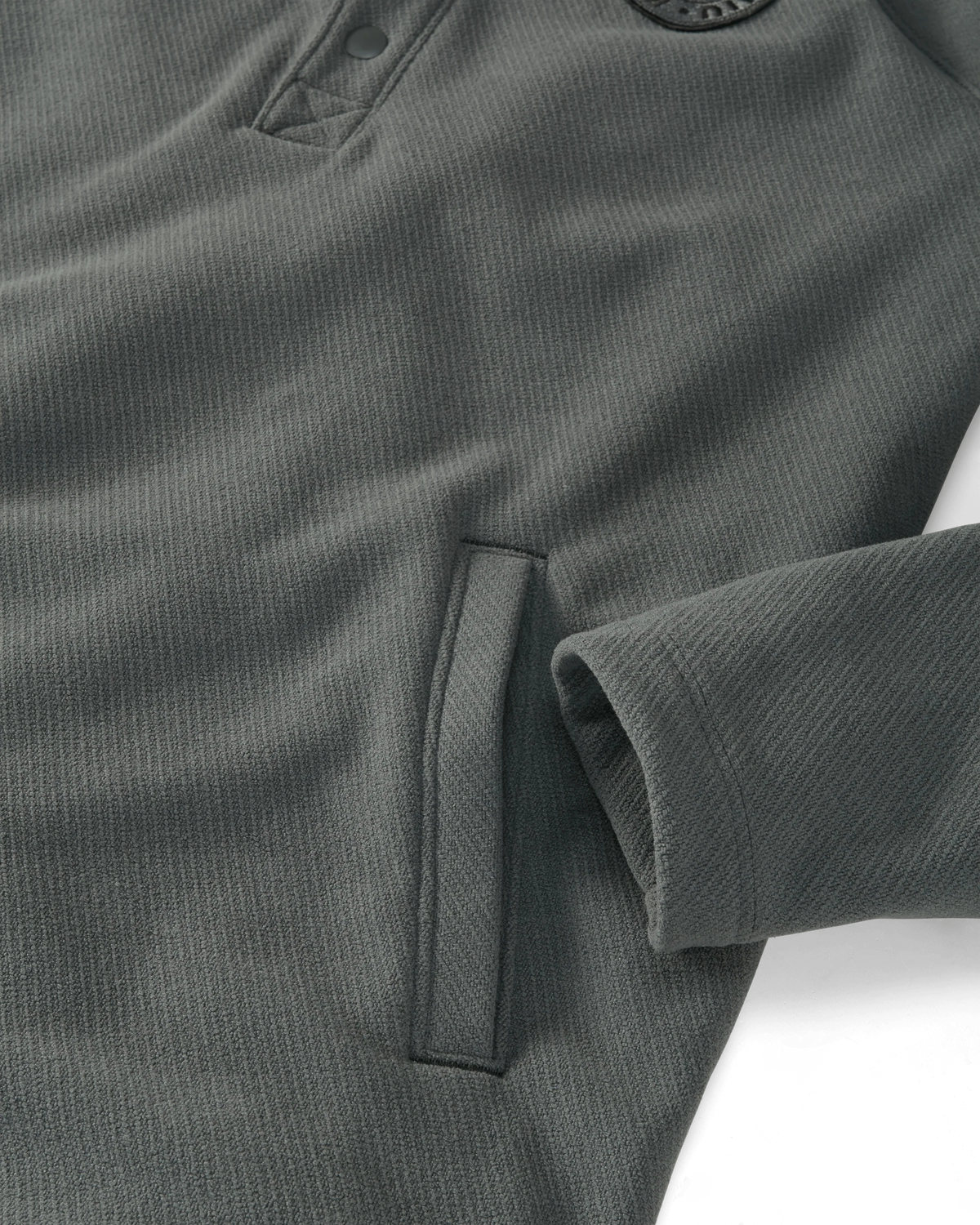 Women's Cascade Twill Fleece Pullover | Gunmetal