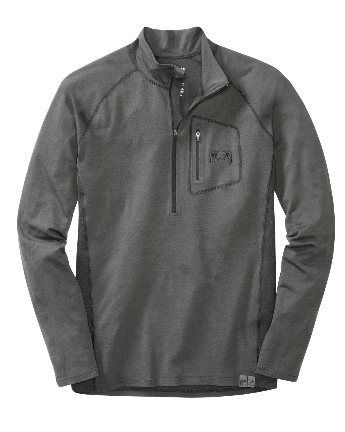 ULTRA Merino 145 Zip-T Hunting Shirt | Charcoal Black